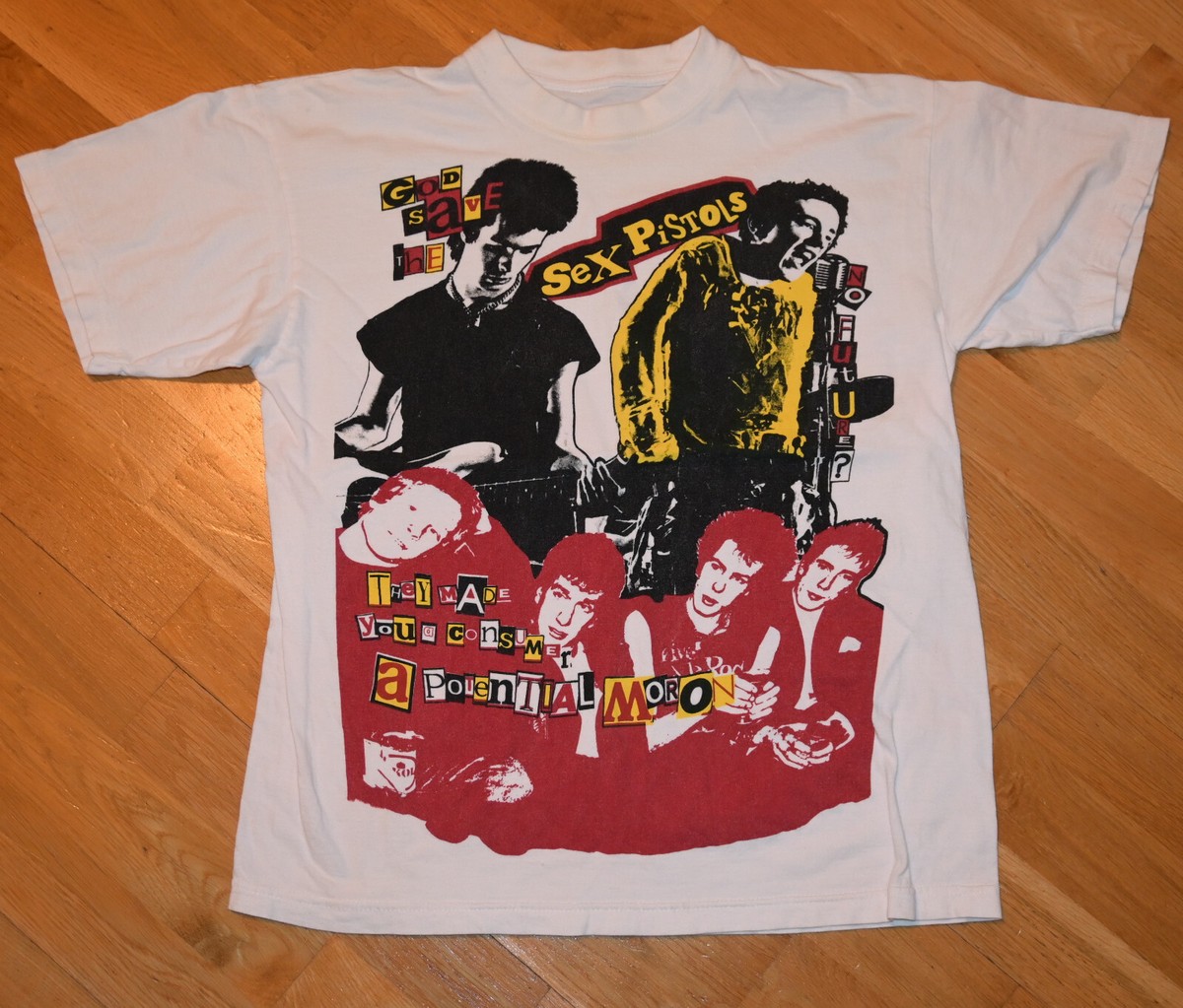 1980s SEX PISTOLS* rare vtg punk-rock concert tee shirt (M/L) 70s