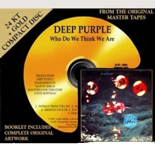 DEEP PURPLE In Rock JAPAN 1999 24K GOLD CD 30TH Anniversary SEALED