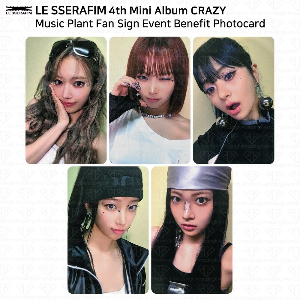 Le Sserafim 4th Mini Album CRAZY Music Plant Fan Sign Event