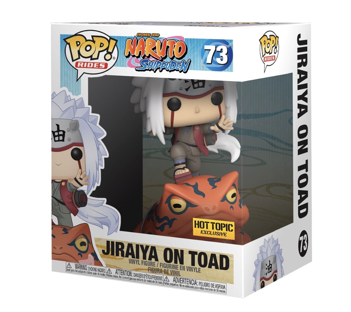 Funko Pop Jiraiya On Toad *Hot Topic Exclusive* 6” Naruto | eBay