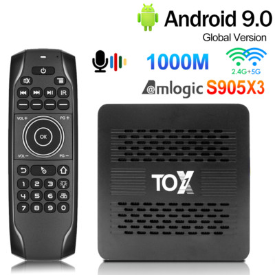 TOX1 Android 9.0 Tv Box Smart Tv box 4GB RAM 32GB Amlogic S905X3