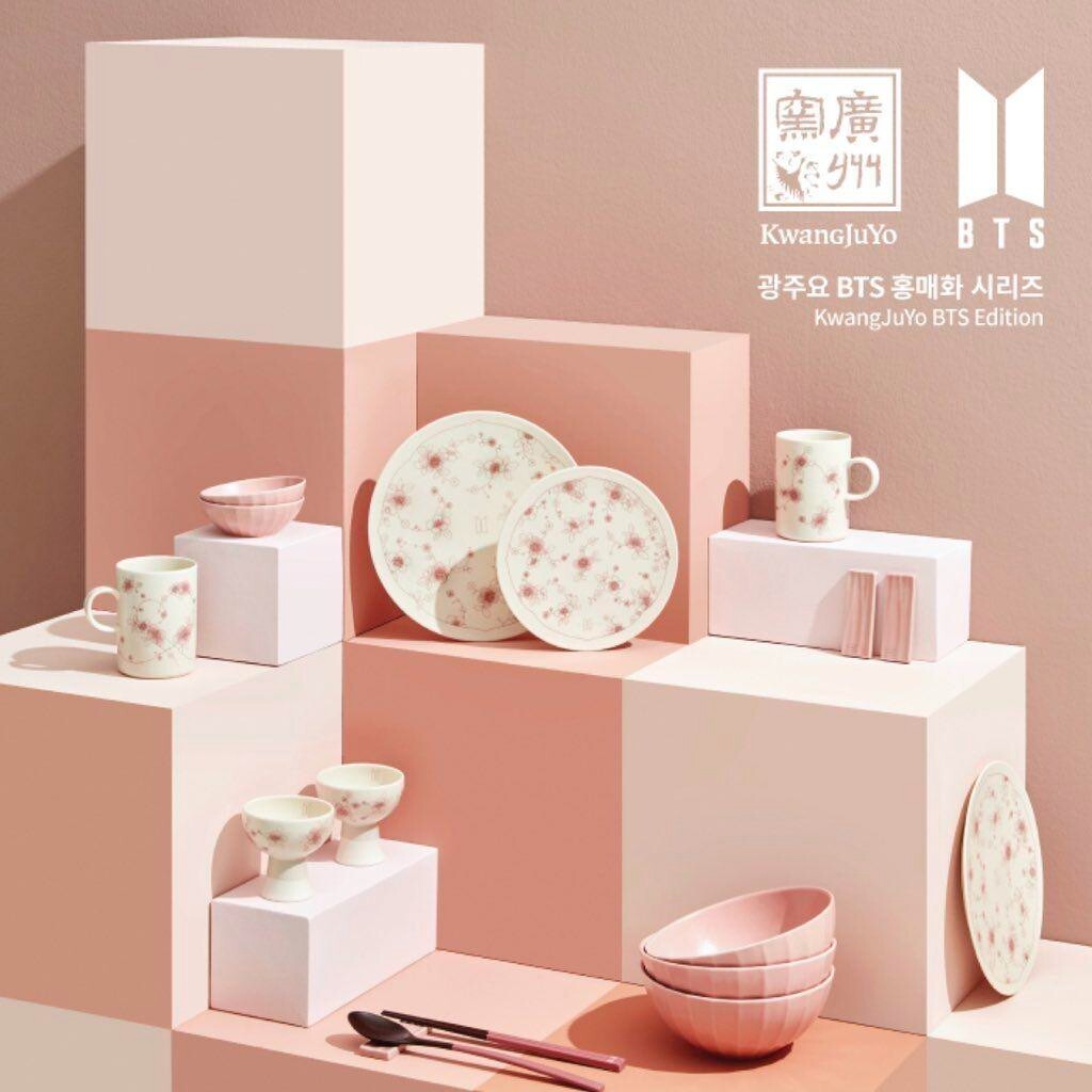 BTS KwangJuYo Spoon and Chopsticks Set Benibei series K-POP Army