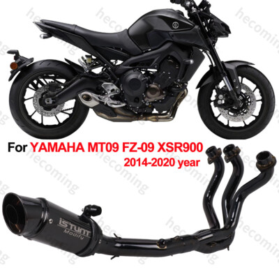 For 14-20 Yamaha MT09 MT-09 FZ09 XSR900 FJ09 Full Exhaust System