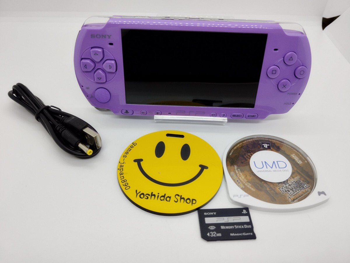 SONY PSP-3000 Console Lilac Purple Handheld system Playstation