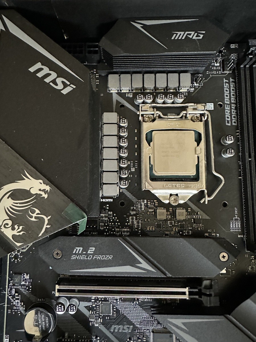 Intel® Core™ I7-10700K in MSI MPG Z940 Gaming Edge Motherboard