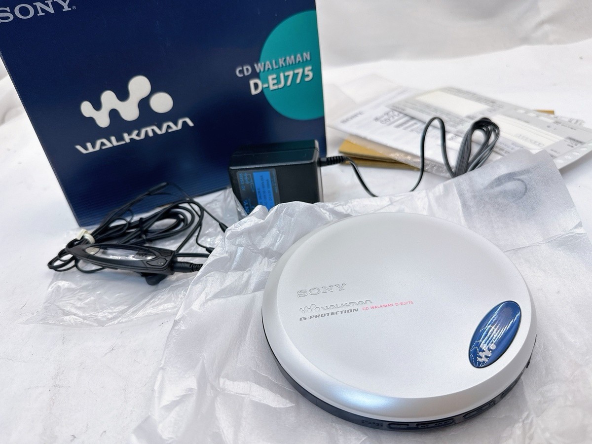 Sony Walkman D-EJ775 Portable CD Player G-Protection w/ Remote