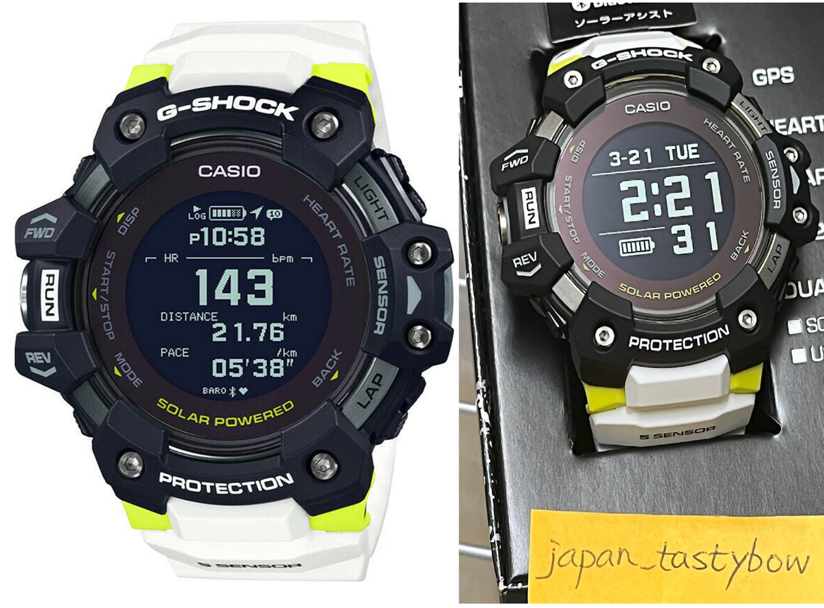Casio G-SHOCK GBD-H1000-1A7JR G-SQUAD Step Tracker Bluetooth
