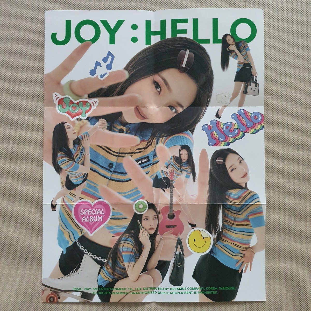 RED VELVET] JOY - [HELLO] Official Album Case Ver photobook+track