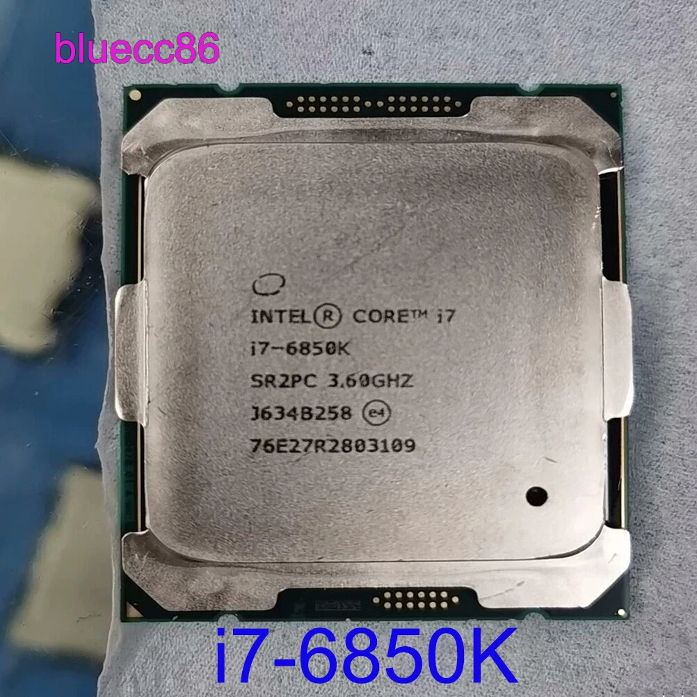Intel Core i7-6850K FCLGA2011 CPU Processor 3.6GHz 6C/12T 15 MB | eBay