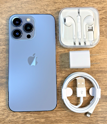 Apple iPhone 13 Pro 128GB Sierra Blue - Factory Unlocked - Very