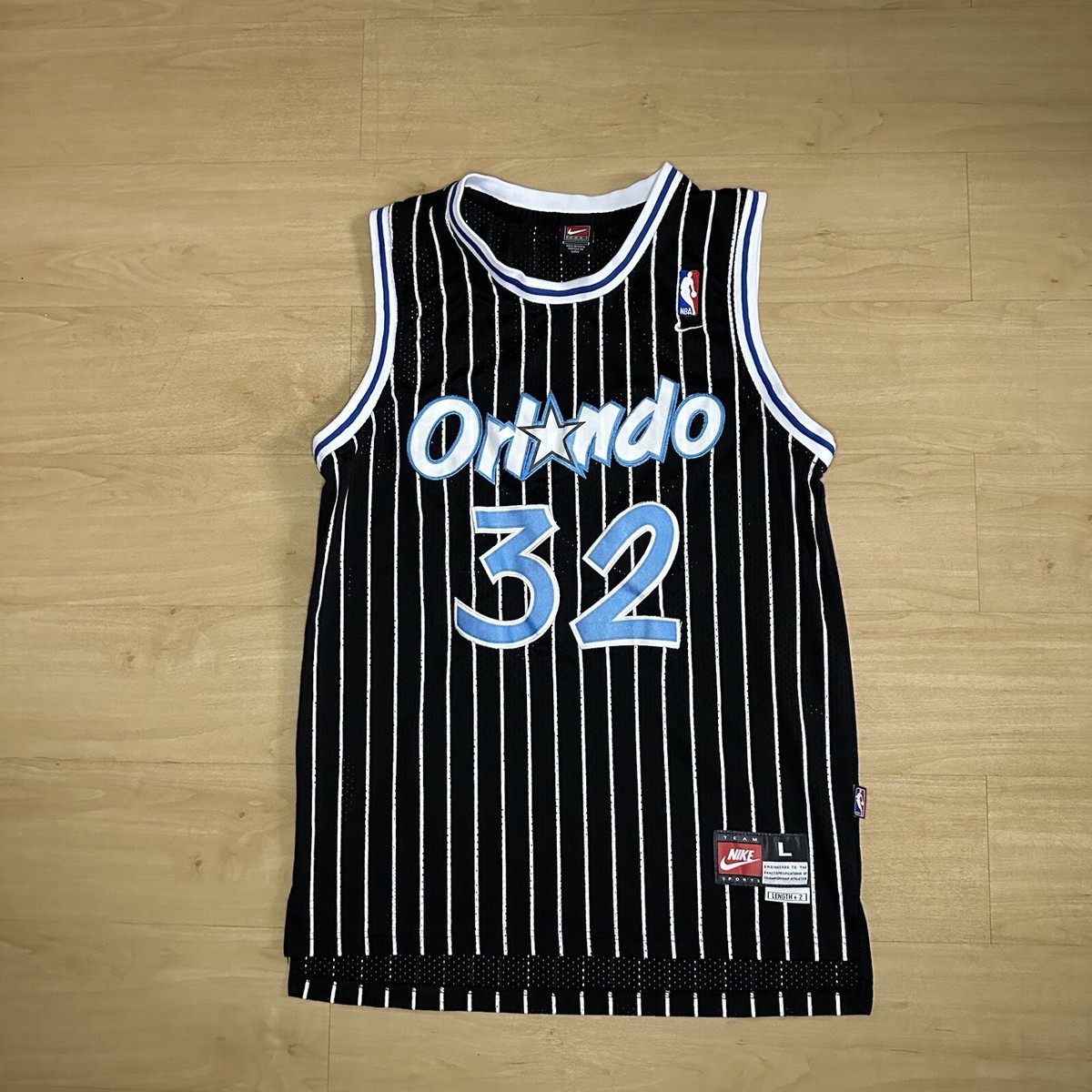 Nike Team Jersey Shaquille O'Neal Orlando Magic NBA Mens L Length