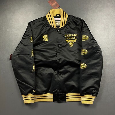 100% Authentic Chicago Bulls Mitchell Ness Satin MVP 6x NBA