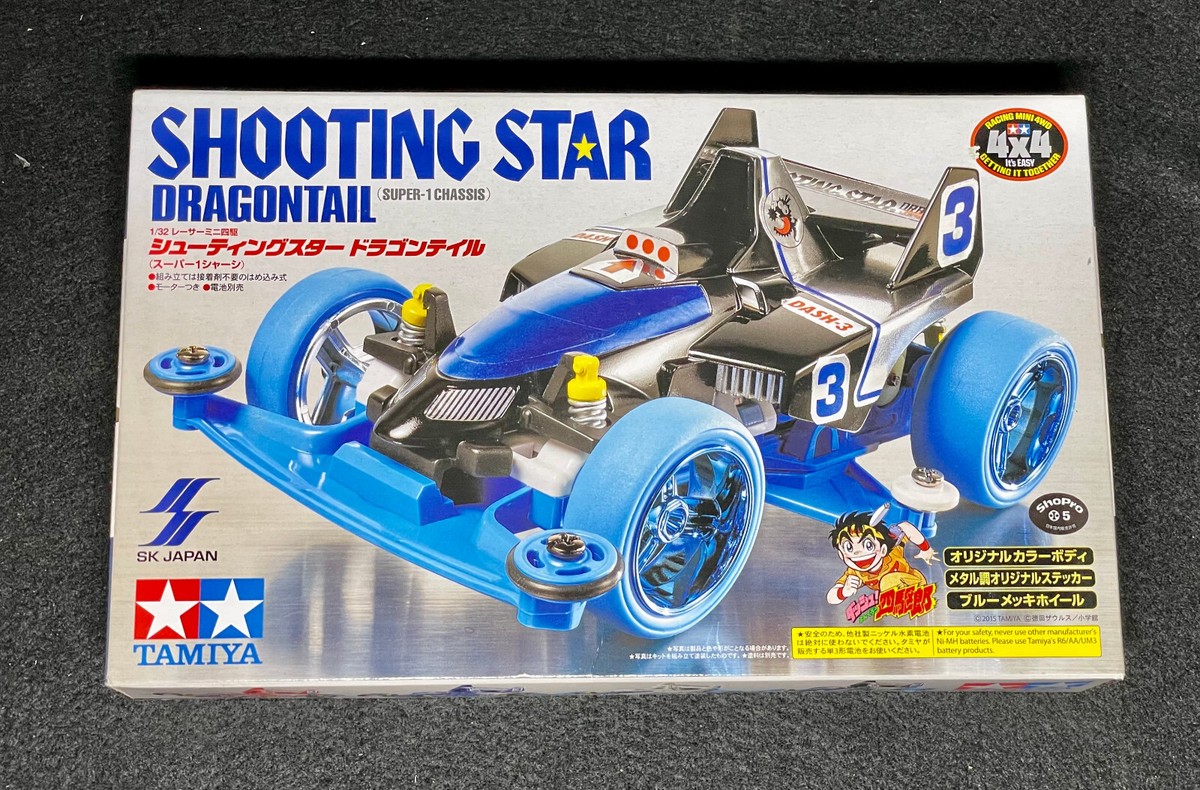TAMIYA 92338 Mini 4WD SHOOTING STAR DRAGONTAIL Red Body (Super 1