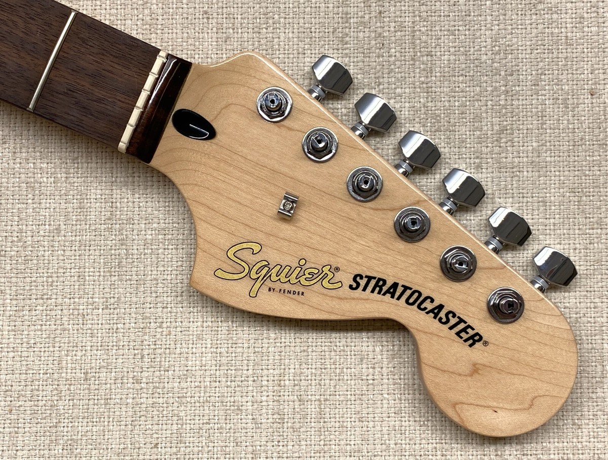 Genuine Fender Squier Strat 70's Style LARGE HEADSTOCK Neck Laurel