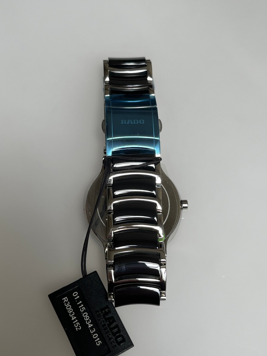 Rado Centrix Quartz R30934152 Men's Watch Black Dial Stainless