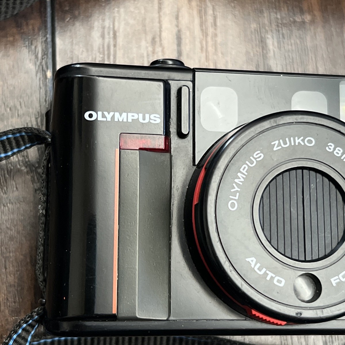 OLYMPUS DX ZUIKO 35mm Film Camera 38mm Japan Tested Working With