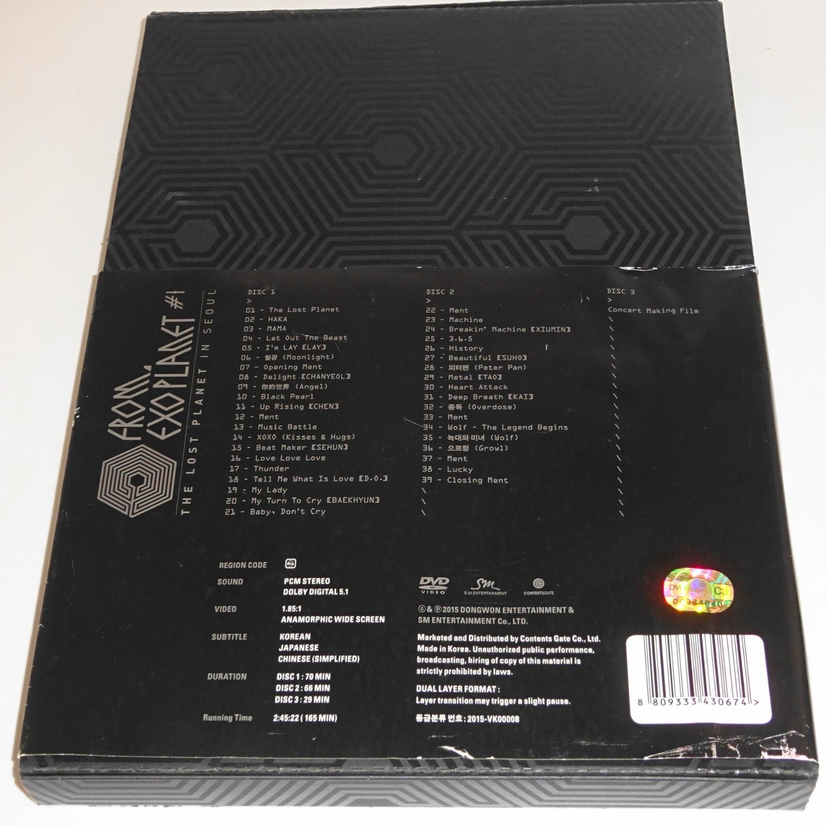EXO FROM. EXOPLANET #1 THE LOST PLANET in SEOUL DVD+Photobook | eBay
