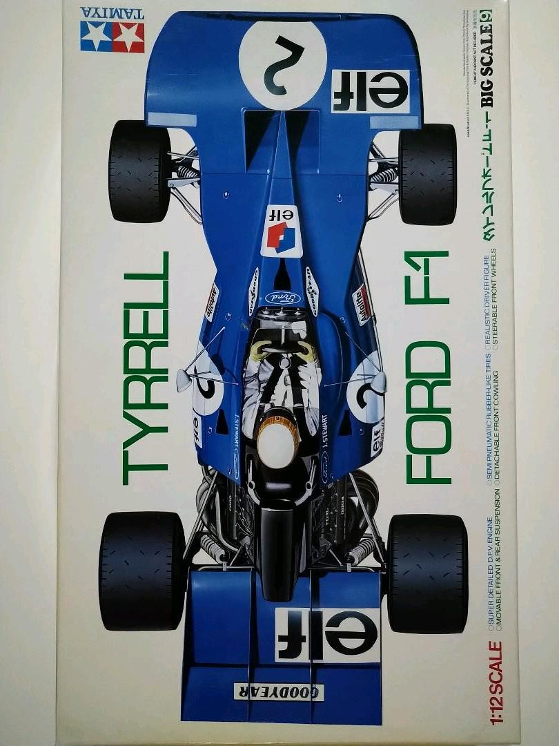 Tamiya Tyrrell 003 Ford F1 Model Kit 1/12 Scale with Box From