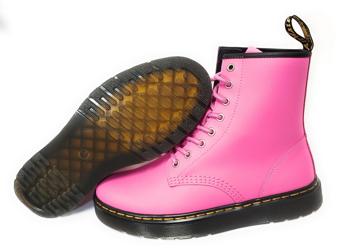 Mens Womens Unisex Dr Martens Zavala 31206717 Thrift Pink Boots