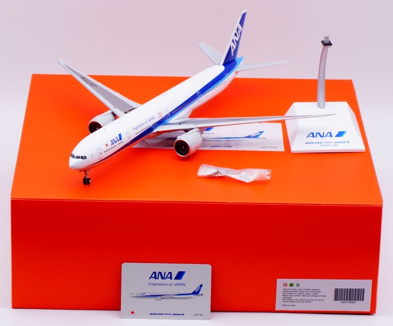 1:200 JC Wings ANA All Nippon Boeing B777-300ER JA777A Diecast