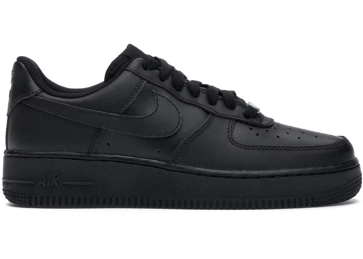 Nike Air Force 1 Low Triple Black W for sale | eBay