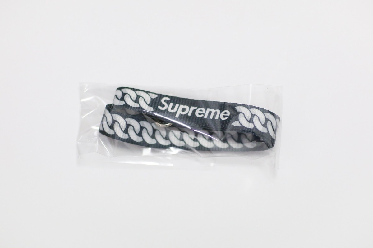 Supreme Cuban Links Lanyard Black SS22 | eBay