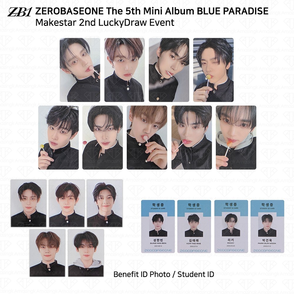 ZEROBASEONE ZB1 5th Mini Album Blue Paradise Makestar 2nd
