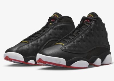 Air Jordan 13 Retro GS Youth Women Shoes Playoffs Black Varsity