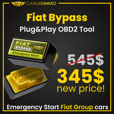 Fiat Emergency Start Tool by CarLabImmo - Plug&Play OBD2 - Time