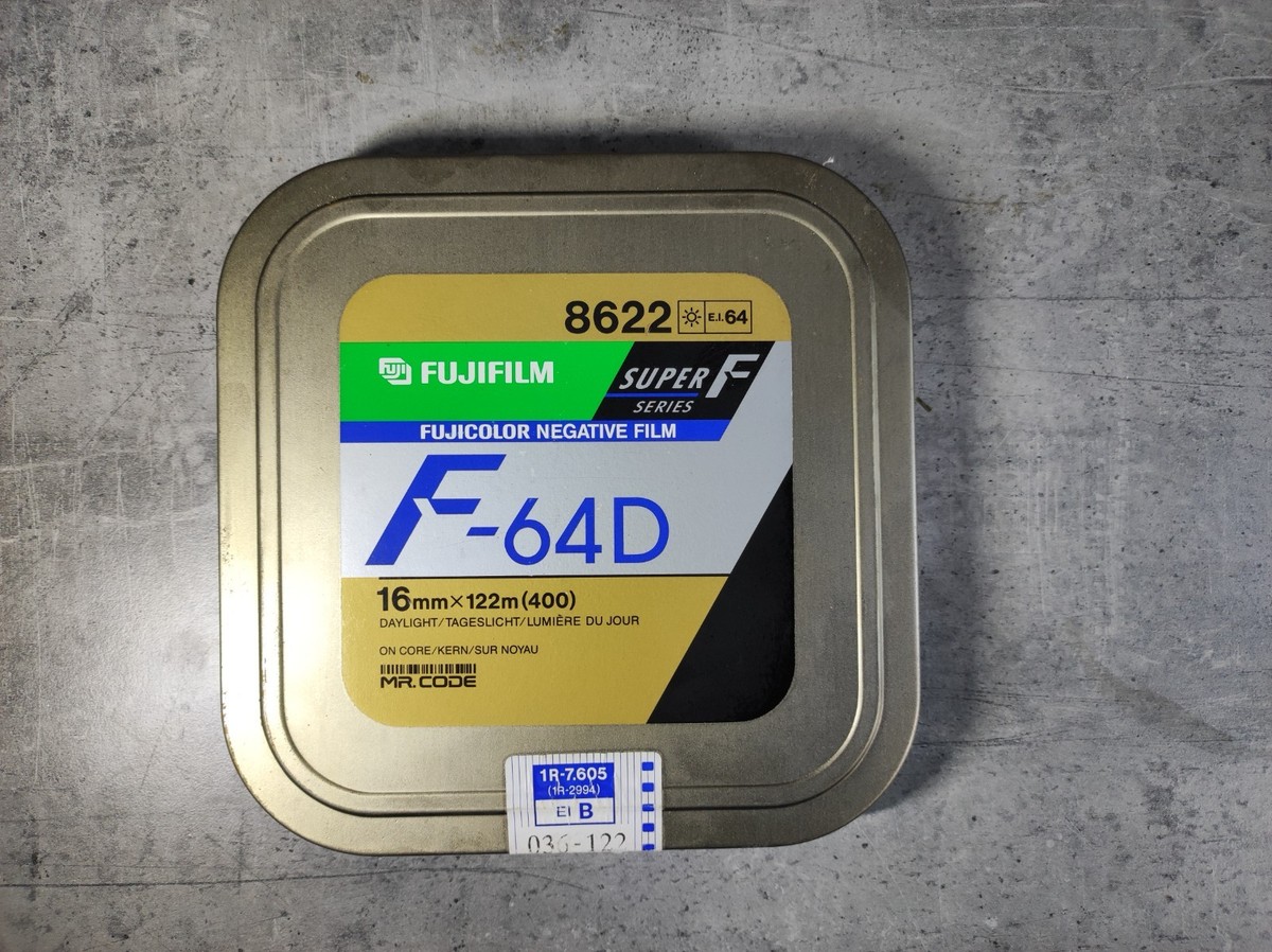 Fujifilm F-64D [8622] 16mm color negative film 400ft/122m | eBay