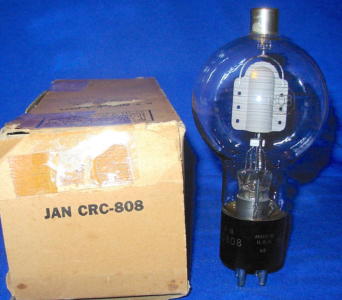 ジャンク JAN CDR 808 U.S.A 真空管 1本 音響機器 音楽 趣味 音楽鑑賞