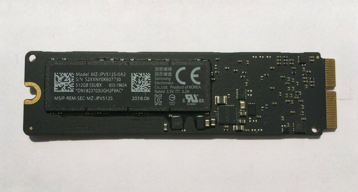 Apple/Samsung 512GB Flash SSD MZ-JPV512S/0A2 2013-2015 Mac Pro