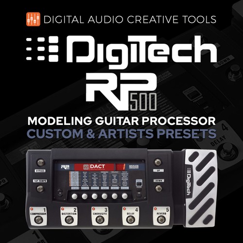 Digitech RP500 Guitar Multi-FX Presets Library (Instant Delivery