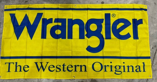 WRANGLER JEANS WESTERN WEAR RODEO SIGN BANNER 3x6ft | eBay