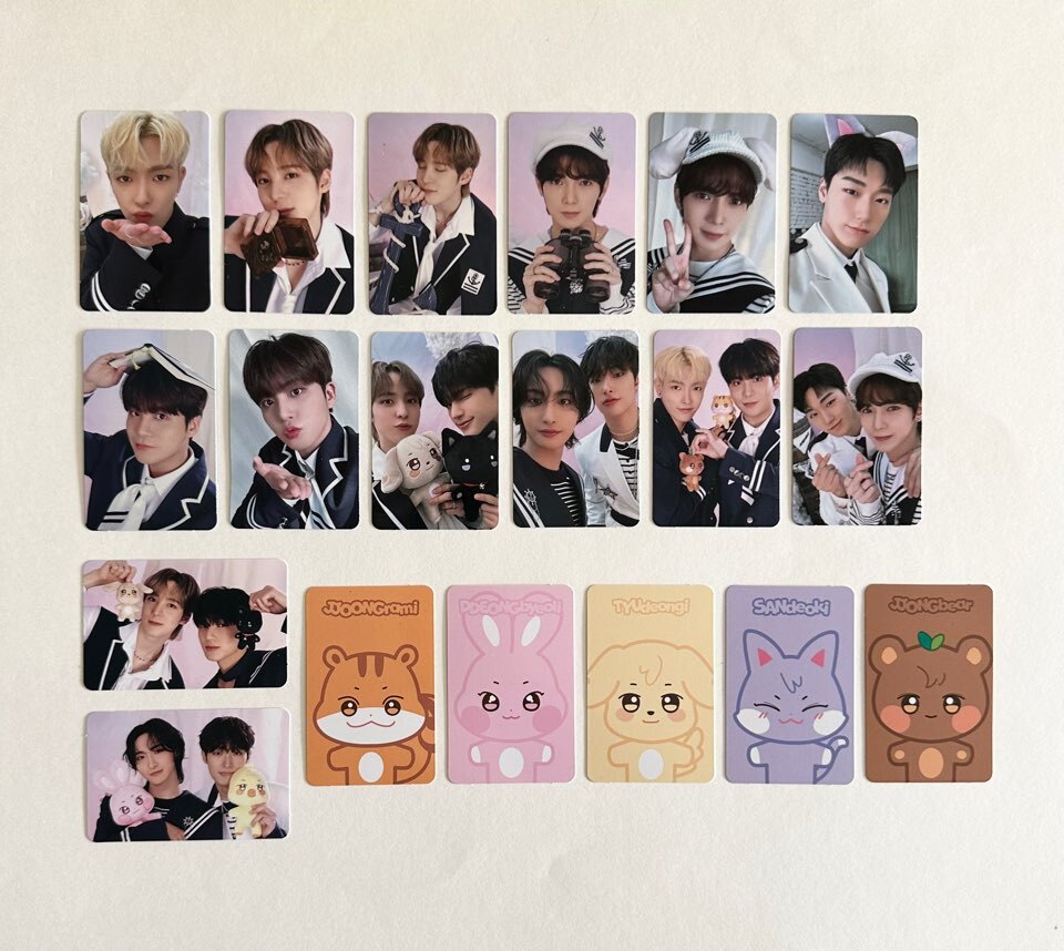 最安！ATEEZ ANITEEZ ラントレ ランダムトレカ コンプリートセット①