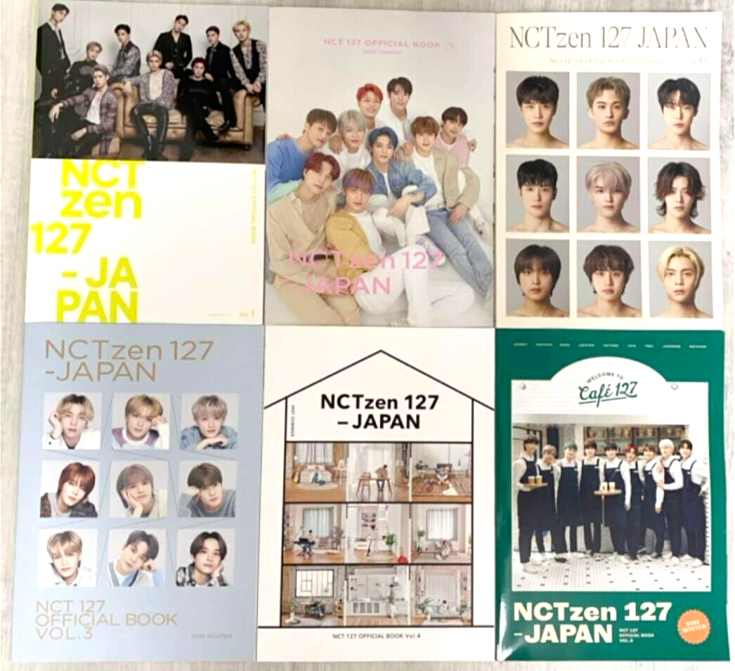 NCT 127 Japan NCTzen Fan Club FC Official Book Bulletin vol.1 2 3