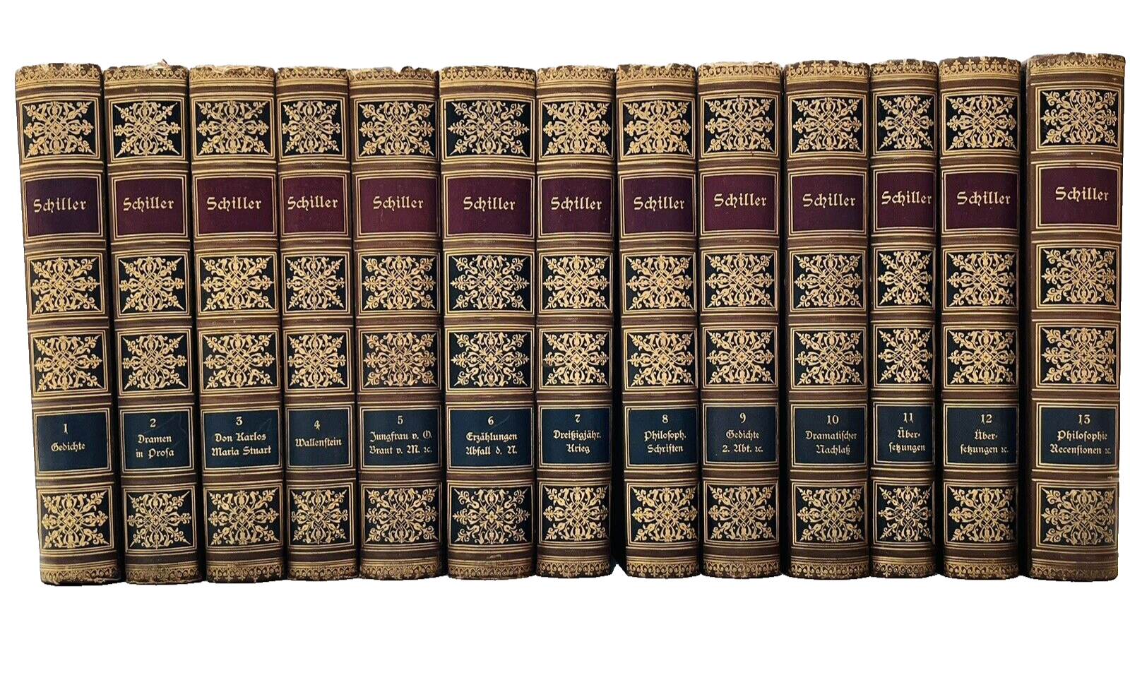 The Works of Friedrich Schiller 13 Volumes Schillers Werke 13
