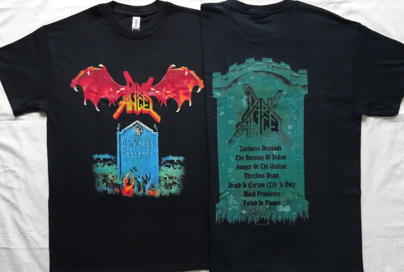 Dark Angel Darkness Descends Thrash Metal Legends Official T-Shirt