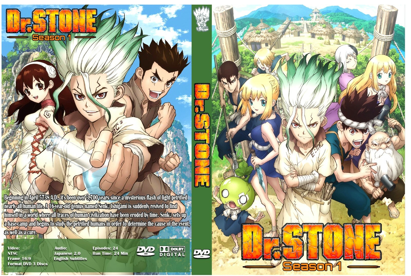 Dr. Stone Season 1 Episodes 24 Dual Audio English & Japanese