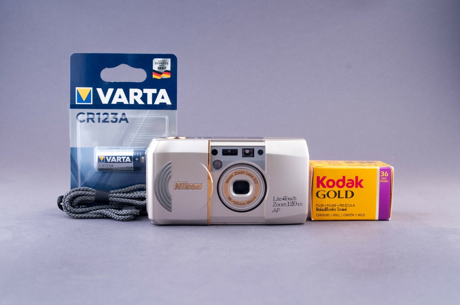 Nikon Lite Touch Zoom 120 ED 35mm Point & Shoot Film Camera