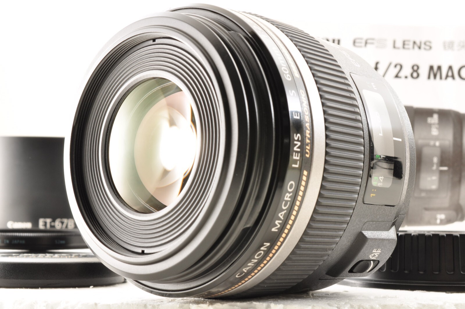 Mint* Canon EF-S 60mm F/2.8 MACRO USM AF Prime Lens w/Hood From