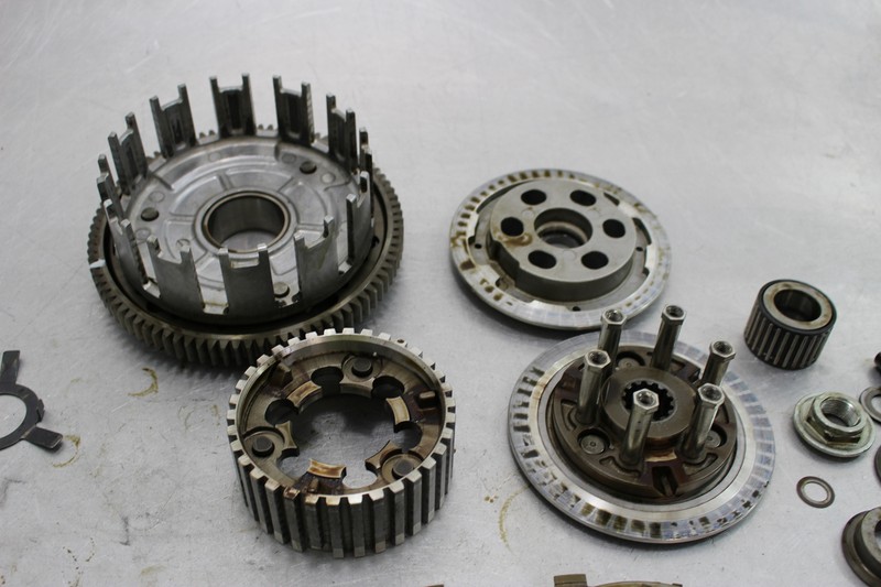 05-06 Kawasaki Ninja Zx6r 636 Complete Clutch W Plates Basket Hub