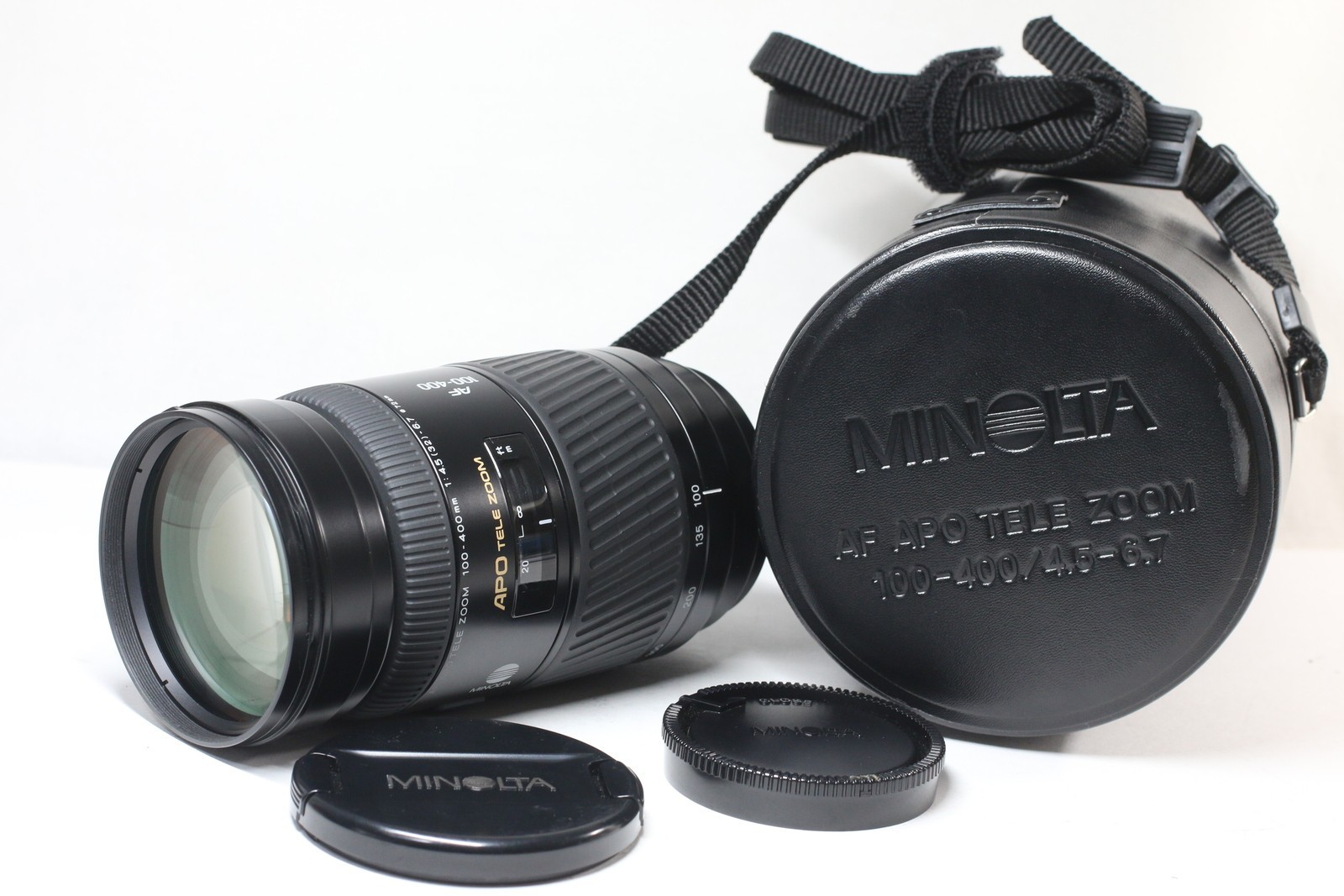 Excellent Minolta AF APO Tele Zoom 100-400mm F4.5-6.7 Lens for