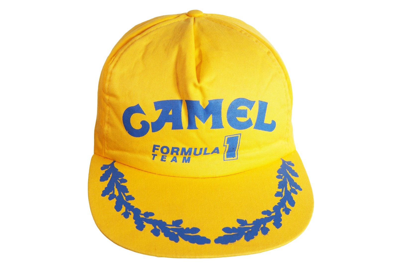 Vintage CAMEL Formula 1 Team Cap yellow 90's cigarettes F1