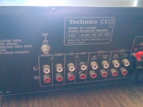 Technics Stereo Integrated Amplifier SU-V500 Mk 2*WORKING*UNIT* | eBay