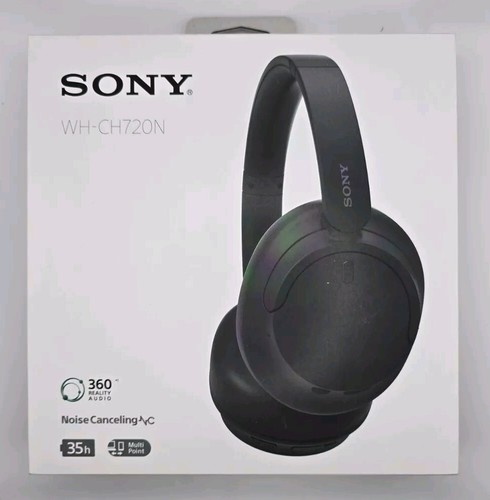Sony WH-CH720N Wireless Over-Ear Headphones - Black - Open Box | eBay