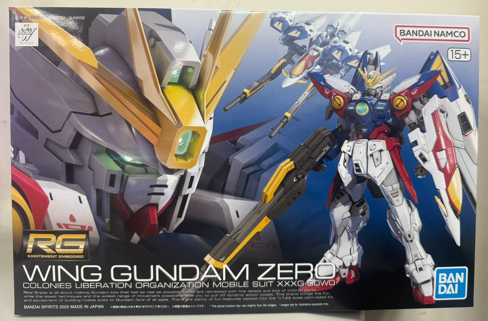 BANDAI RG 1/144 WING GUNDAM ZERO ENDLESS WALTZ MOBILE SUIT XXXG