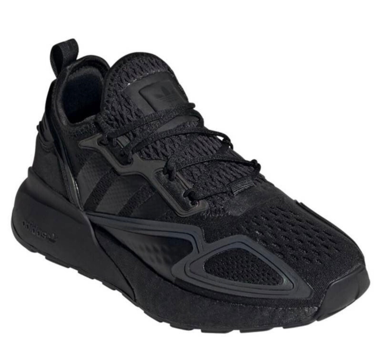 Adidas ZX 2K Boost 2.0 Youth Athletic Shoe Black Running Sneaker