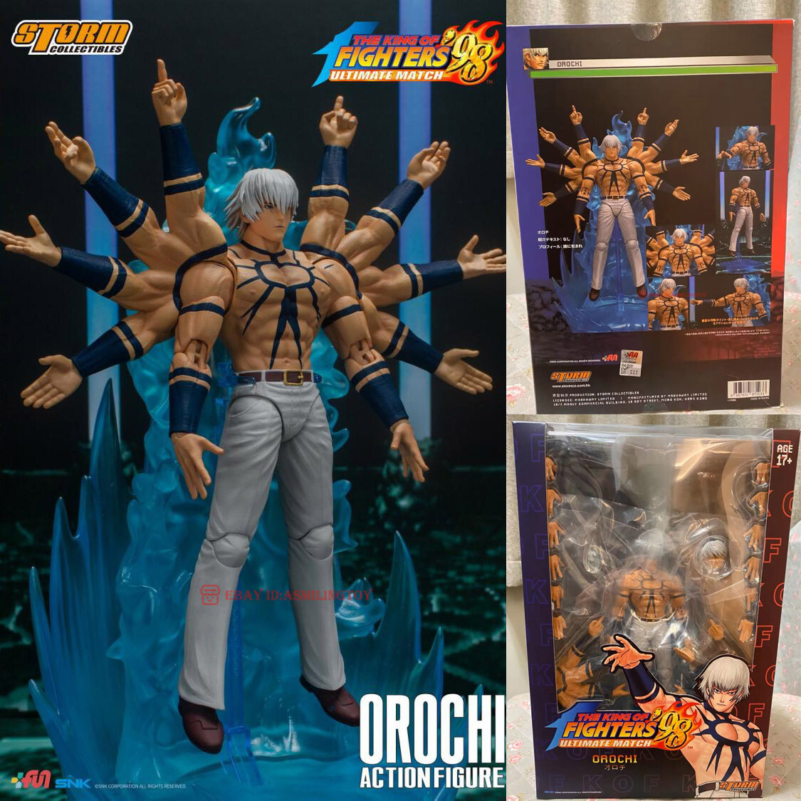 Storm toys 1/12 KOF 98 King of Fighters Orochi Action Figure | eBay