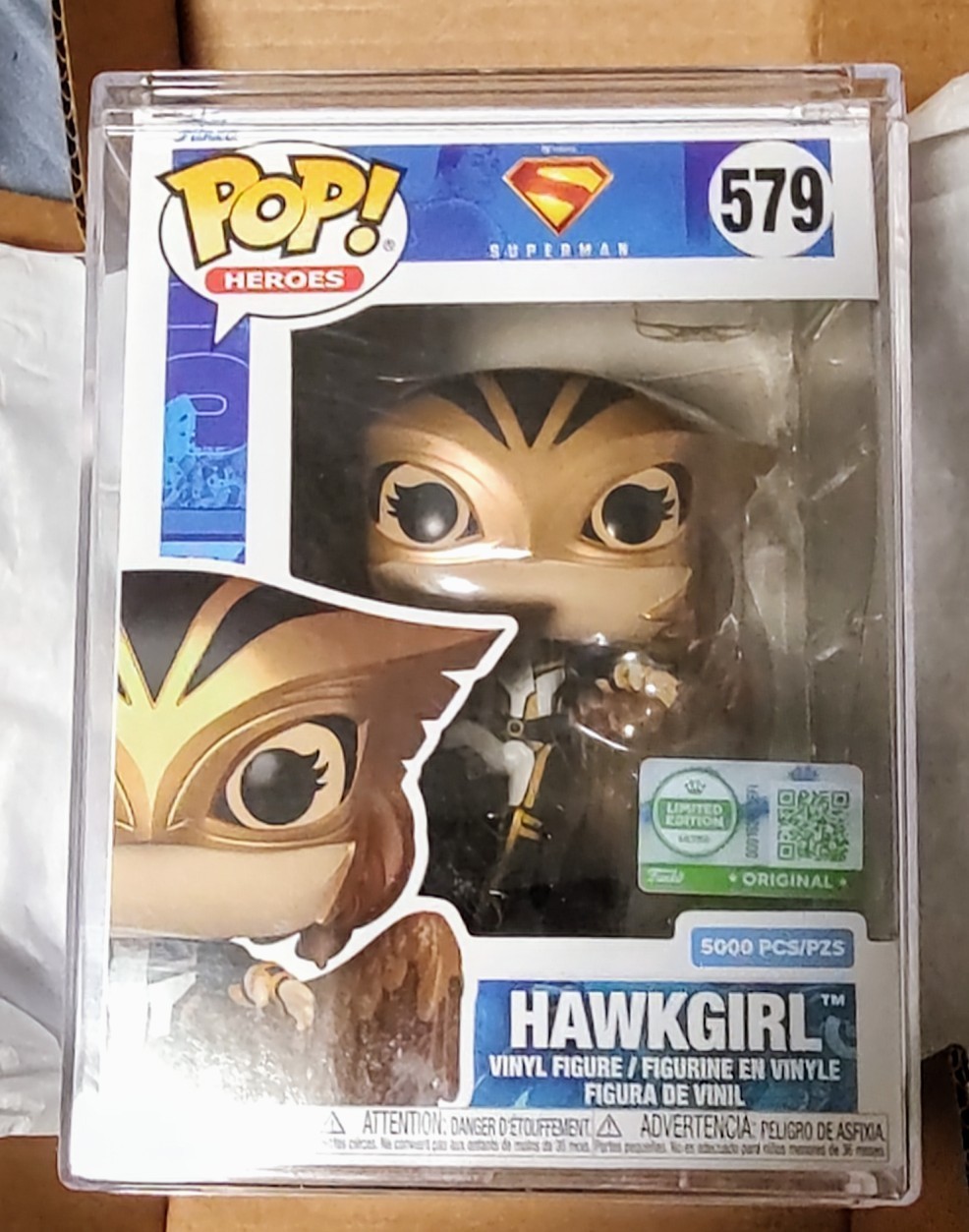 Funko Pop! DC Superman HAWKGIRL 579 LE 5000 Hard Case SOLD OUT | eBay